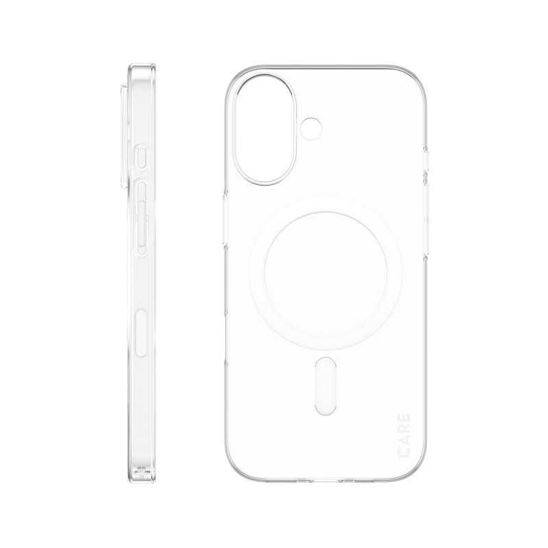 CARE by PanzerGlass SL1M - Zadní kryt pro mobilní telefon - kompatibilita s MagSafe - polykarbonát (PC) - pruhledná - pro Apple