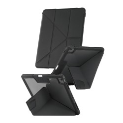 CARE by PanzerGlass - Pouzdro s klopou pro tablet - termoplastický polyuretan (TPU), polykarbonát, umelá kuže - cerná - pro