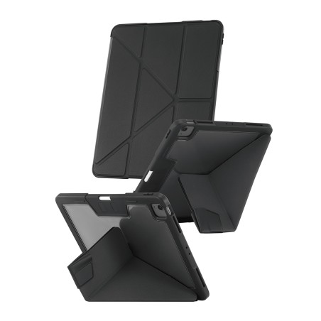CARE by PanzerGlass - Pouzdro s klopou pro tablet - termoplastický polyuretan (TPU), polykarbonát, umelá kuže - cerná - pro