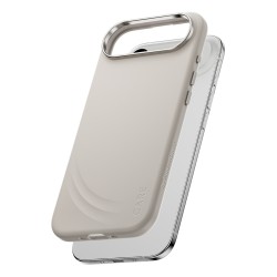 CARE by PanzerGlass Flow - Zadní kryt pro mobilní telefon - kompatibilita s MagSafe - silikon - vanilla - pro Apple iPhone Air