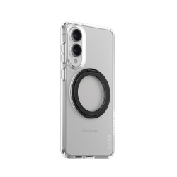CARE by PanzerGlass - Zadní kryt pro mobilní telefon - s operou, kompatibilní s Qi - plast - pruhledná, cerná - pro Samsung