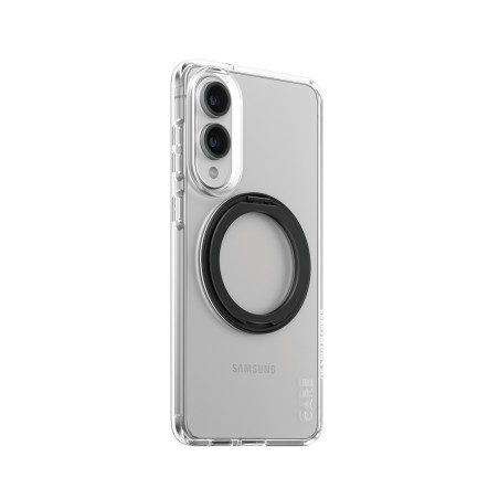 CARE by PanzerGlass - Zadní kryt pro mobilní telefon - s operou, kompatibilní s Qi - plast - pruhledná, cerná - pro Samsung