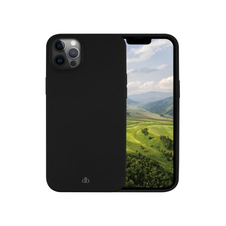 dbramante1928 Costa Rica - Zadní kryt pro mobilní telefon - silikon, recyklovaný plast - noční čerň - pro Apple iPhone 12, 12