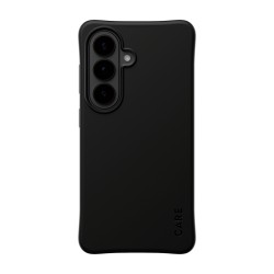 CARE by PanzerGlass Samba - Zadní kryt pro mobilní telefon - Qi - termoplastický polyuretan (TPU), magnet - cerná - pro Samsung