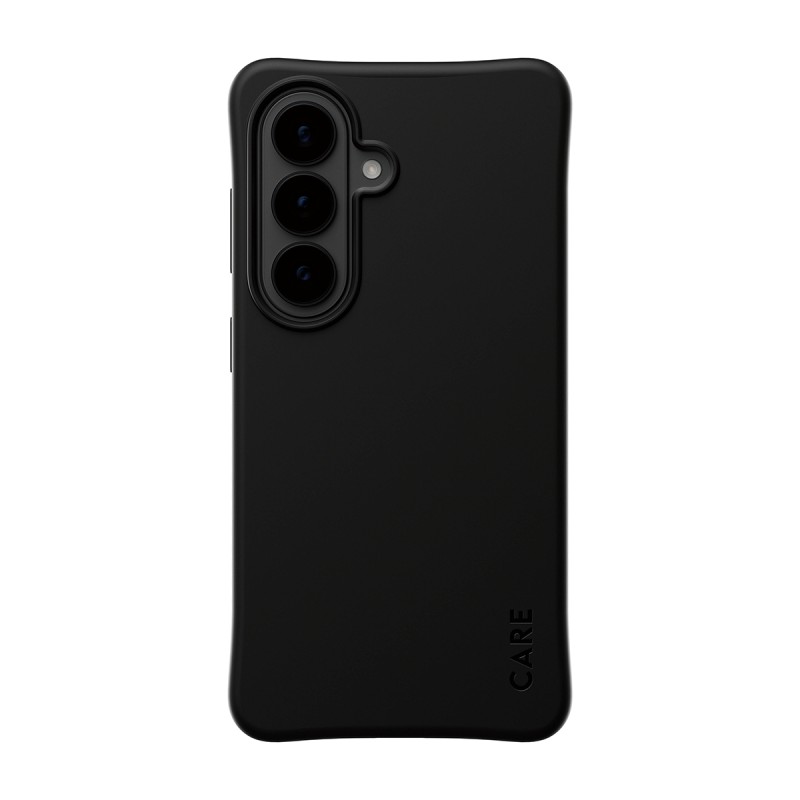 CARE by PanzerGlass Samba - Zadní kryt pro mobilní telefon - Qi - termoplastický polyuretan (TPU), magnet - cerná - pro Samsung