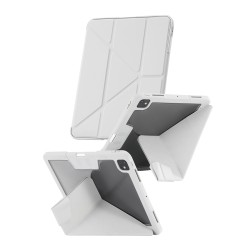 CARE by PanzerGlass - Pouzdro s klopou pro tablet - termoplastický polyuretan (TPU), polykarbonát, umelá kuže - šedá - pro
