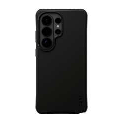 CARE by PanzerGlass Samba - Zadní kryt pro mobilní telefon - Qi - termoplastický polyuretan (TPU), magnet - cerná - pro Samsung