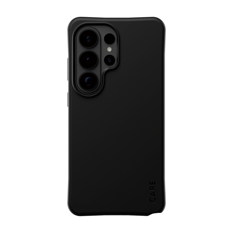 CARE by PanzerGlass Samba - Zadní kryt pro mobilní telefon - Qi - termoplastický polyuretan (TPU), magnet - cerná - pro Samsung