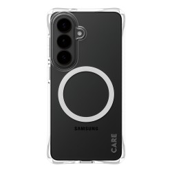 CARE by PanzerGlass Samba - Zadní kryt pro mobilní telefon - Qi - termoplastický polyuretan (TPU), magnet - pruhledná, bílá