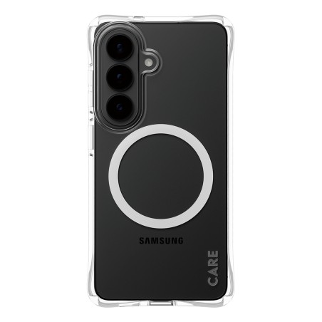 CARE by PanzerGlass Samba - Zadní kryt pro mobilní telefon - Qi - termoplastický polyuretan (TPU), magnet - pruhledná, bílá
