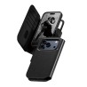 CARE by PanzerGlass Tango - Pouzdro s klopou pro mobilní telefon - kompatibilita s MagSafe - veganská kuže - cerná - pro Apple