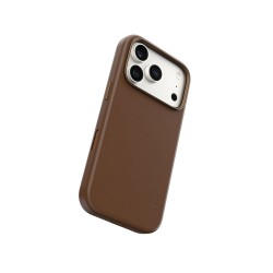 CARE by PanzerGlass Solo - Zadní kryt pro mobilní telefon - kompatibilita s MagSafe - polykarbonát, polyuretan, magnet - hnedá