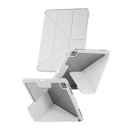 CARE by PanzerGlass - Pouzdro s klopou pro tablet - termoplastický polyuretan (TPU) - svetle šedá - pro Apple 13-inch iPad Air