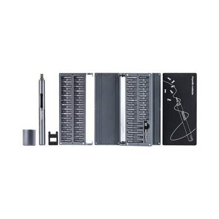 StarTech.com 55-Bit Electric Precision Screwdriver Set - Portable Cordless Battery Powered Bit Driver Kit for Electronics