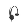 HP Poly Mission 415 - Mission 400 Series - náhlavní souprava - náhlavní - kabelové - odstranení šumu - USB-A, USB-C - cerná