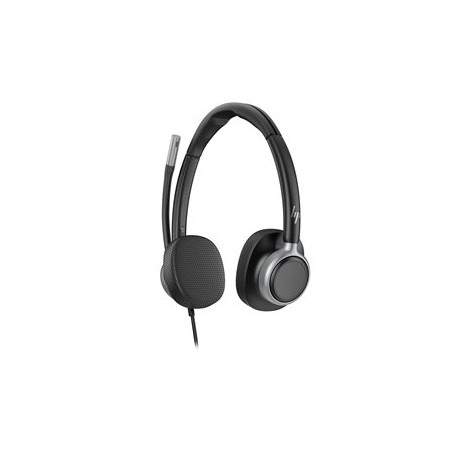 HP Poly Mission 625 - Mission 600 Series - náhlavní souprava - náhlavní - kabelové - USB-C, USB-A - cerná - Certifikováno pro