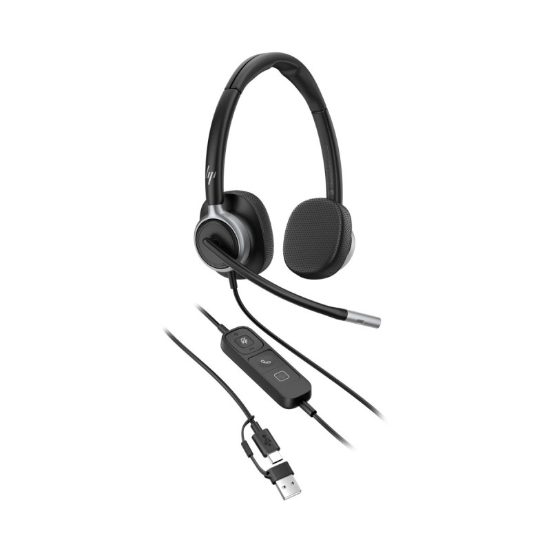 HP Poly Mission 625 Stereo USB Wired Headset WW