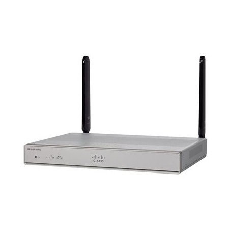 Cisco Integrated Services Router 1117 - Směrovač - DSL modem 4portový switch - 1GbE - porty WAN: 2