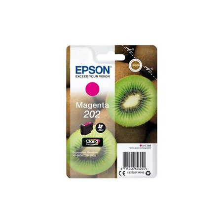 Epson 202 - 4.1 ml - purpurová - originální - blistr s RF / akustickým alarmem - inkoustová cartridge - pro Expression Premium