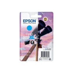Epson 502XL - 6.4 ml - Vysoká kapacita - azurová - originální - blistr s RF / akustickým alarmem - inkoustová cartridge - pro