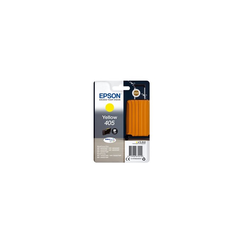 Epson 405 - 5.4 ml - žlutá - originální - blistr s RF / akustickým alarmem - inkoustová cartridge - pro WorkForce WF-7310