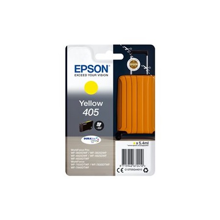 Epson 405 - 5.4 ml - žlutá - originální - blistr s RF / akustickým alarmem - inkoustová cartridge - pro WorkForce WF-7310