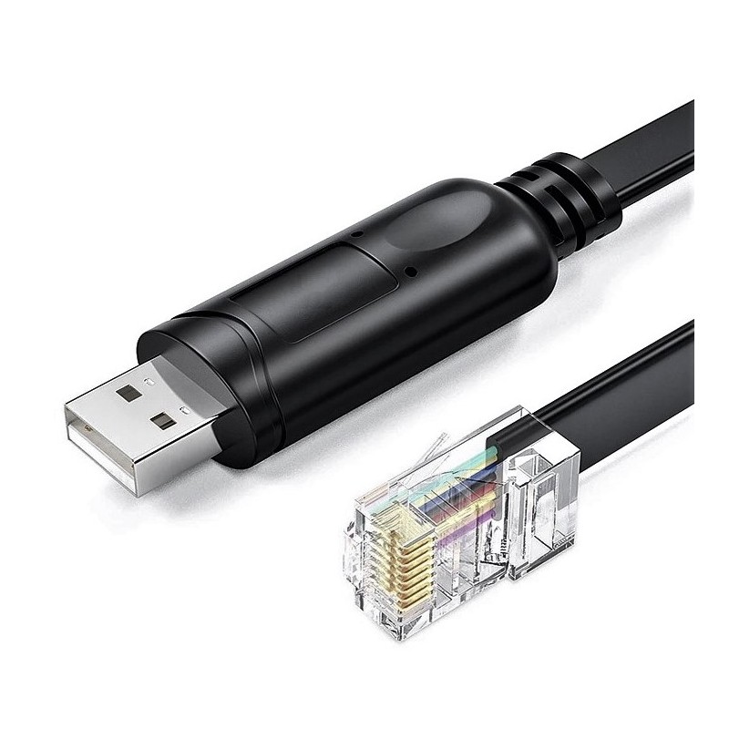W-Star Redukce USB/RJ45, 1,5m, console cable RS232, CCRJ45RS232