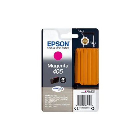 Epson 405 - 5.4 ml - purpurová - originální - blistr s RF / akustickým alarmem - inkoustová cartridge - pro WorkForce WF-7310