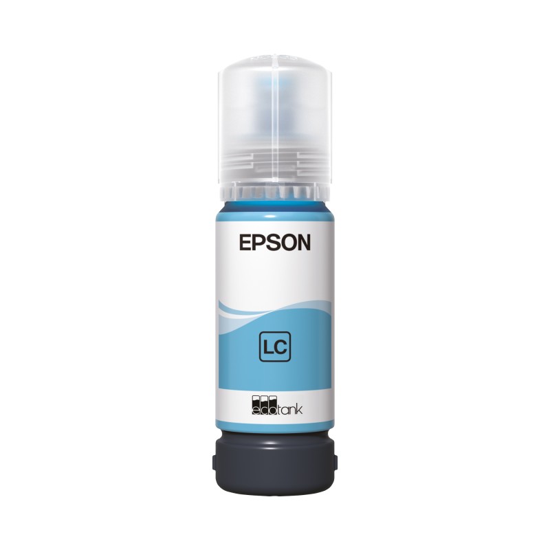 Epson EcoTank 107 - 70 ml - světle azurová - originální - doplnění inkoustu - pro EcoTank ET-18100