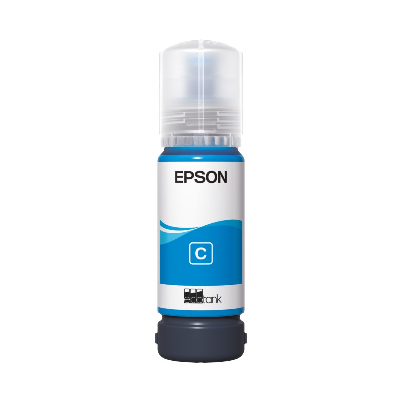 Epson EcoTank 107 - 70 ml - azurová - originální - doplnění inkoustu - pro EcoTank ET-18100