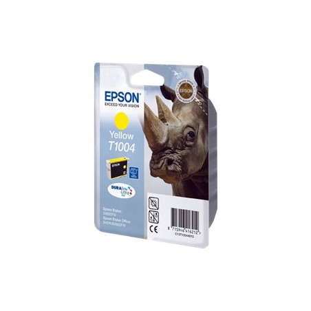Epson T1004 - 11.1 ml - žlutá - originální - blistr s RF / akustickým alarmem - inkoustová cartridge - pro Stylus SX510, SX515