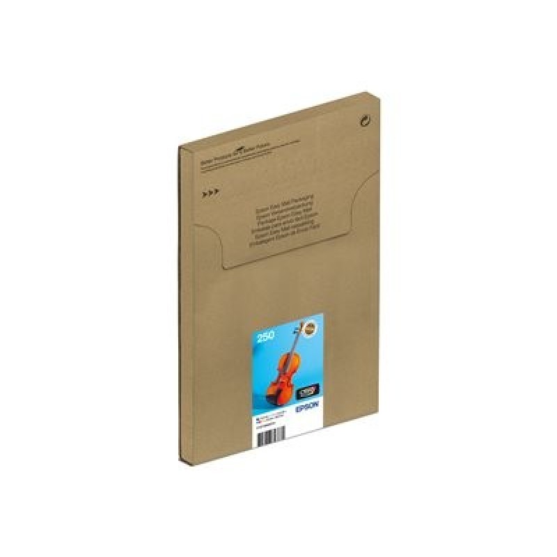 Epson 250 Multipack EasyMail - 6-balení - cerná, žlutá, azurová, purpurová, svetle azurová, svetlá fialová - originální