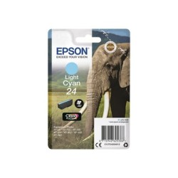 Epson 24 - 5.1 ml - světle azurová - originální - blistr s RF alarmem - inkoustová cartridge - pro Expression Photo XP-55, 750