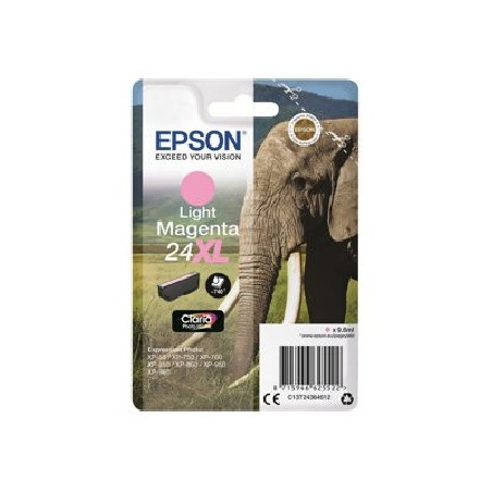 Epson 24XL - 9.8 ml - XL - světlá fialová - originální - blistr s RF alarmem - inkoustová cartridge - pro Expression Photo