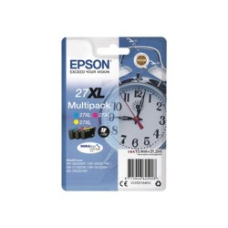Epson 27XL Multipack - 3-balení - 31.2 ml - XL - žlutá, azurová, purpurová - originální - blistr s RF alarmem - inkoustová
