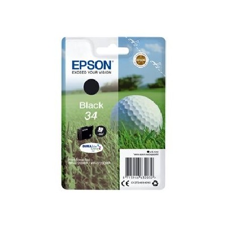 Epson 34 - 6.1 ml - černá - originální - blistr s RF / akustickým alarmem - inkoustová cartridge - pro WorkForce Pro