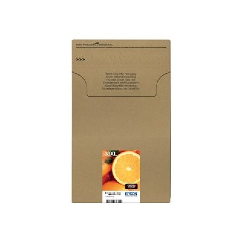 Epson 33XL Multipack - 5-balení - XL - černá, žlutá, azurová, purpurová, foto černá - originální - inkoustová cartridge - pro