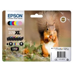 Epson 378XL Multipack - 6-balení - XL - černá, žlutá, azurová, purpurová, světlá fialová, světle azurová - originální - blistr