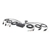 StarTech.com 2-Port Dual-Monitor DisplayPort Cable KVM Switch, 4K 60Hz, Compact KVM with 5ft/1.5m USB-A/DisplayPort/Audio