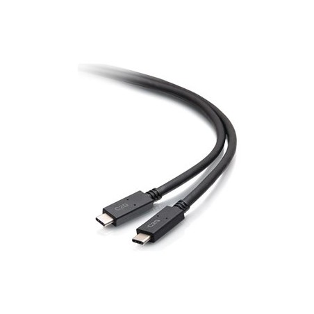 C2G 6.5ft (2m) USB-C Male to USB-C Male Cable (20V 3A) - USB 3.2 Gen 1 (5Gbps) - USB kabel - USB-C (M) do USB-C (M) - USB 3.2