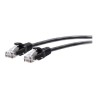 C2G 7ft (2.1m) Cat6a Snagless Unshielded (UTP) Slim Ethernet Network Patch Cable - Black - Patch kabel - RJ-45 (M) do RJ-45 (M)