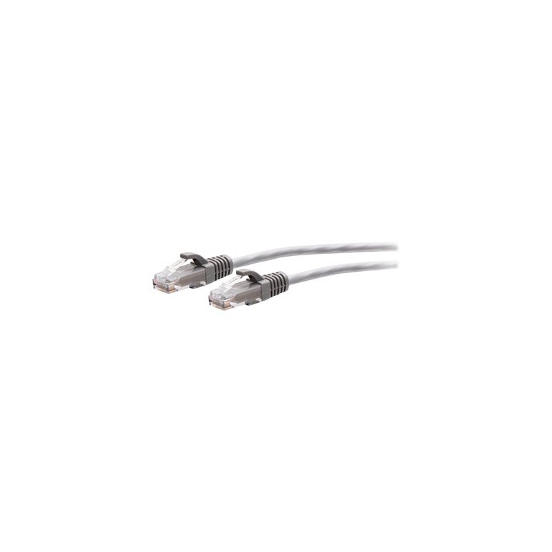C2G 1ft (0.3m) Cat6a Snagless Unshielded (UTP) Slim Ethernet Network Patch Cable - Gray - Patch kabel - RJ-45 (M) do RJ-45 (M)