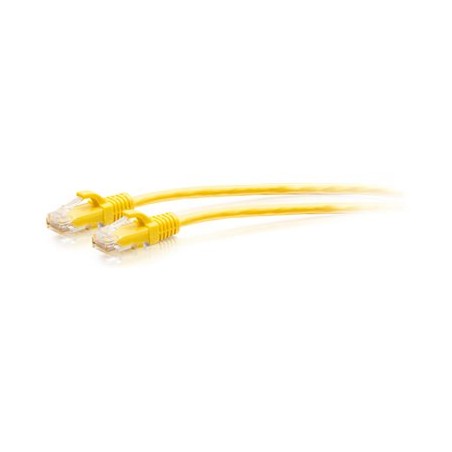 C2G 10ft (3m) Cat6a Snagless Unshielded (UTP) Slim Ethernet Network Patch Cable - Yellow - Patch kabel - RJ-45 (M) do RJ-45 (M)