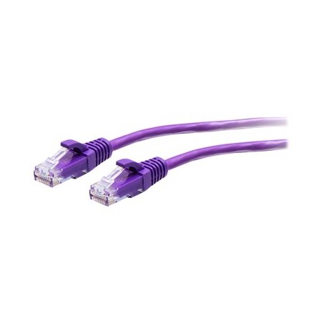 C2G 3ft (0.9m) Cat6a Snagless Unshielded (UTP) Slim Ethernet Network Patch Cable - Purple - Patch kabel - RJ-45 (M) do RJ-45
