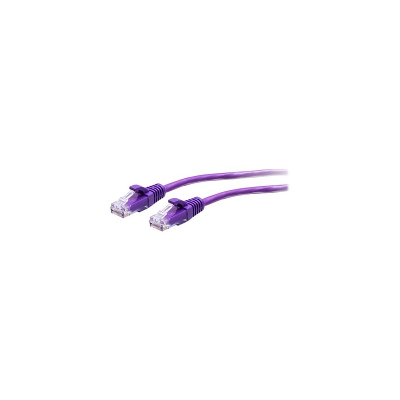 C2G 5ft (1.5m) Cat6a Snagless Unshielded (UTP) Slim Ethernet Network Patch Cable - Purple - Patch kabel - RJ-45 (M) do RJ-45