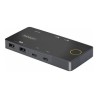 StarTech.com 2-Port USB-C KVM Switch, Single-4K 60Hz HDMI Monitor, Dual-100W Power Delivery Pass-through Ports, Bus Powered