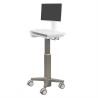 Ergotron CareFit Slim 2.0 - Vozík - lehký provoz - pro Vše v jednom / displej LCD - zdravotní - hliník, vysoce kvalitní plast