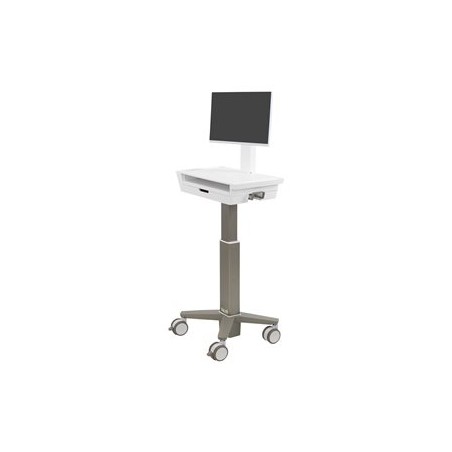 Ergotron CareFit Slim 2.0 - Vozík - lehký provoz - pro Vše v jednom / displej LCD - zásuvka (1x1) - zdravotní - hliník, vysoce