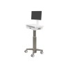 Ergotron CareFit Slim 2.0 - Vozík - lehký provoz - pro Vše v jednom / displej LCD - zásuvka (1x1) - zdravotní - hliník, vysoce