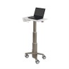 Ergotron CareFit - Vozík - Slim - pro notebook (počítač) - hliník, vysoce kvalitní plast, pozinkovaná ocel - bílá, teplá šedá
